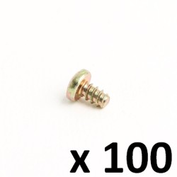 SET DE 100 VIS POUR LA FIXATION DE CLIPS DE BAGUETTES DELUXE T2 67-79