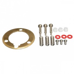 SET DE 16 PIECES POUR MONTAGE KLAXON SUR CERCLAGE VOLANT CHROME Type 1 08/59-07/71
