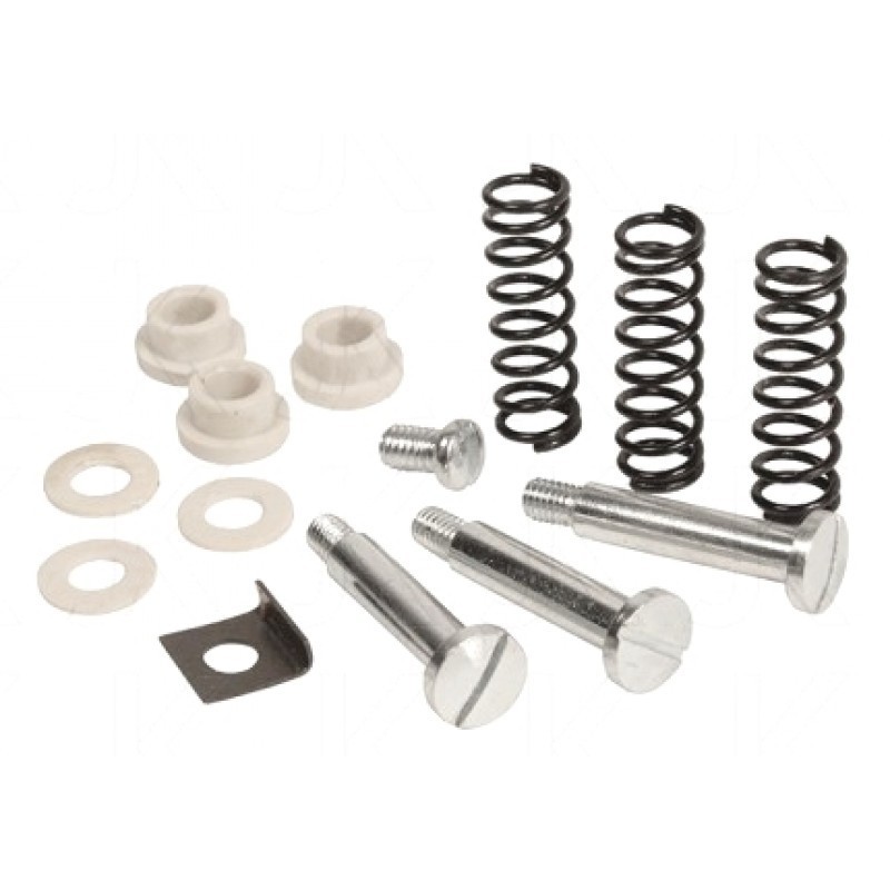 SET DE 13 PIECES POUR MONTAGE KLAXON SUR CERCLAGE VOLANT CHROME Type 1 08/59-07/71